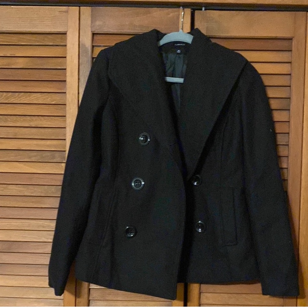 Rampage Black Pea Coat for Women
